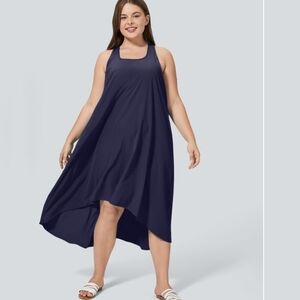 Elegant Navy Blue Women's Dress